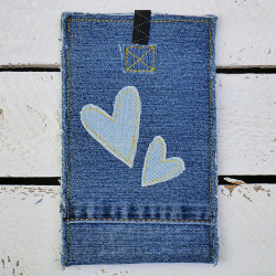 Upcycling-Handytasche aus Jeans