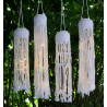 Boho - Makramee-Lampions inkl. LED-Lichterkette