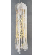 Boho - Makramee-Lampions inkl. LED-Lichterkette