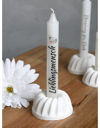 Gugelhupfkerzenständer mit Kerze