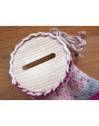 Handgestrickter Sparstrumpf