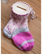 Handgestrickter Sparstrumpf