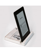 Tablet-Ständer aus Holz, vintage mit Katzenmotiven, handgefertigt, bemalt, bestempelt