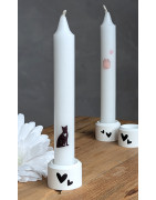 Mini Kerzenhalter mit Stabkerze