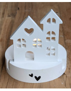 Teelichthalter mit Einschieber