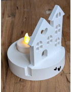 Teelichthalter mit Einschieber