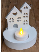 Teelichthalter mit Einschieber