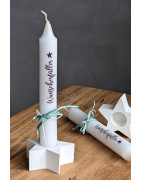 Kerzenhalter Stern mit Stabkerze