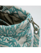 Sommerliche Umhängetasche mit abnehmbaren Henkel