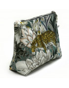 Ordnungshelfer für die Hand- oder Reisetasche mit zwei verschiedenen Tier-Motiven auf der Außenseite und farblich passendem Inne