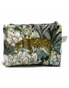 Ordnungshelfer für die Hand- oder Reisetasche mit zwei verschiedenen Tier-Motiven auf der Außenseite und farblich passendem Inne