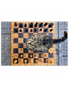 Original Samtpfoten-Puzzle "Spiel mit mir" mit wunderschönem Katzenmotiv, bestehend aus 266 Teilen