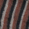 Strümpfe handgestrickt, Braun - Schwarz - gestreift