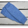 Gestrickte Handstulpen - Blau